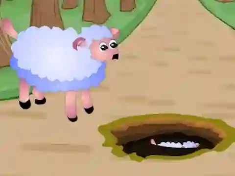 Гульня Help Fallen Down Sheep Baby онлайн