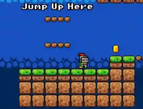 Гульня Knight Coin Quest онлайн