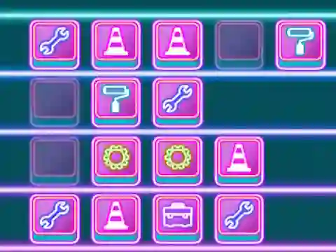 Гульня Neon Factory онлайн