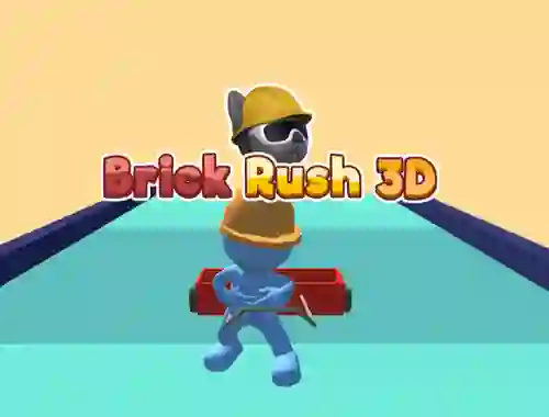 Гульня Brick Rush 3D онлайн