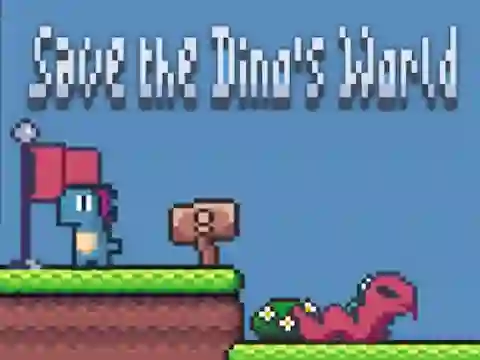 Гульня Save the Dino's World онлайн