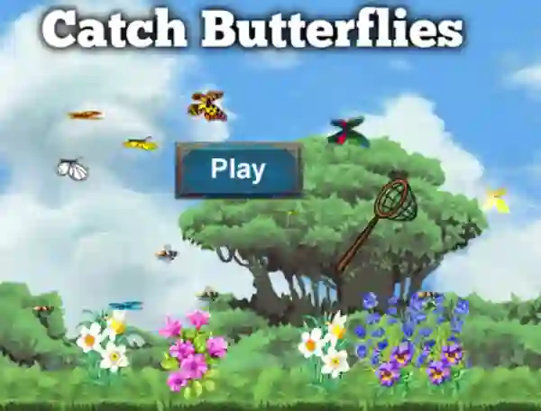Гульня Catch Butterflies онлайн
