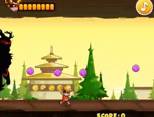 Гульня Warrior Run онлайн