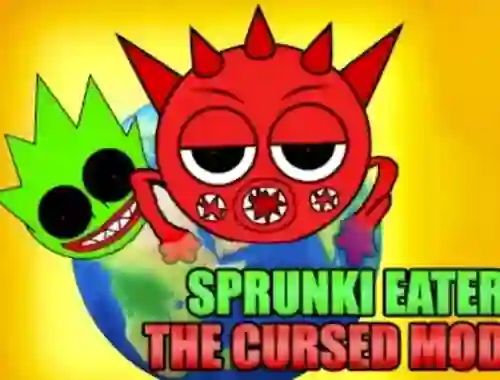 Гульня Sprunki Eater The Cursed Mod онлайн