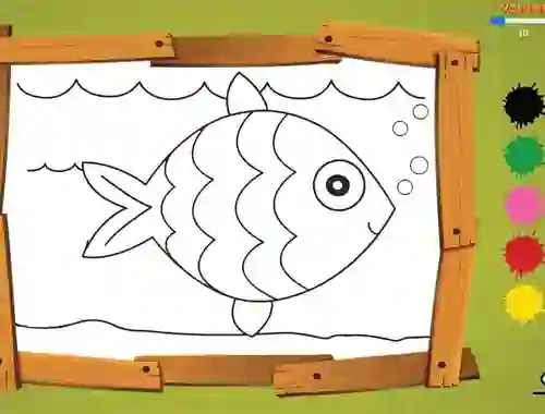 Гульня Kids Colour Game онлайн
