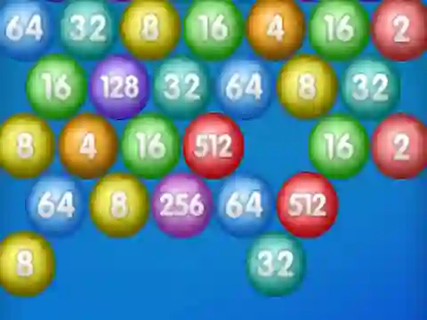 Гульня Number Bubble Shooter онлайн