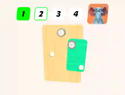 Гульня Beast Uncaged: Screw Puzzle онлайн