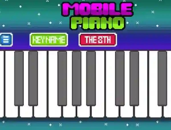 Гульня Mobile Piano онлайн