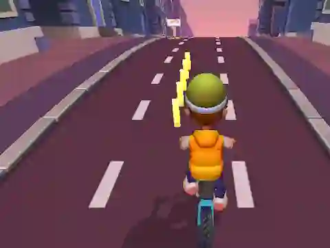 Гульня Paper Boy Race Running Game онлайн