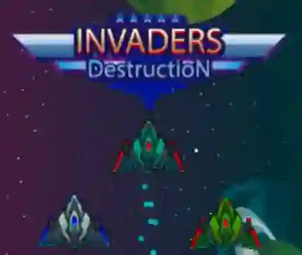 Гульня Invaders Destruction онлайн