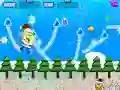 Гульня Swinging SpongeBob Xmas онлайн