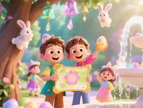 Гульня Find The Differences: Easter Egg Hunt онлайн