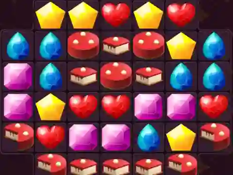 Гульня Shiny Jewels онлайн