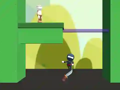 Гульня Slow Time Ninja онлайн