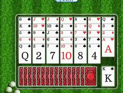 Гульня Golf Solitaire онлайн