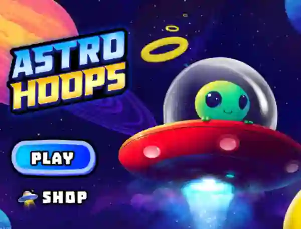 Гульня Astro Hoops онлайн