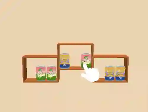 Гульня Sort Match 3d Goods Puzzle онлайн