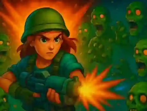 Гульня Zombie Auto Defense онлайн
