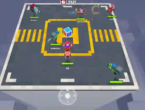 Гульня Bumper Car Demolition Race онлайн