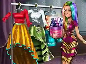 Гульня Tris Runway Dolly Dress Up онлайн