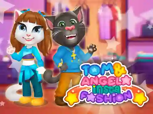Гульня Tom and Angela Insta Fashion онлайн