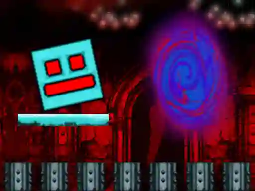 Гульня Geometry Dash Horror онлайн