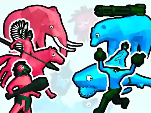 Гульня Funny Battle Simulator 2 онлайн