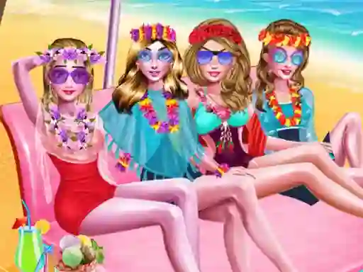 Гульня Summer Beach Spa Day онлайн