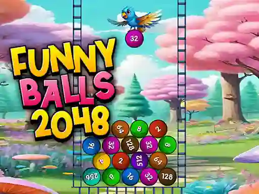 Гульня Funny Balls 2048 онлайн