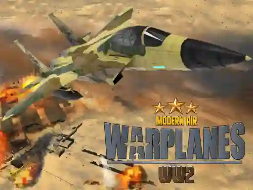 Гульня Modern Air Warplane WW2 онлайн