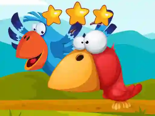Гульня Fun Birds Hidden Stars онлайн