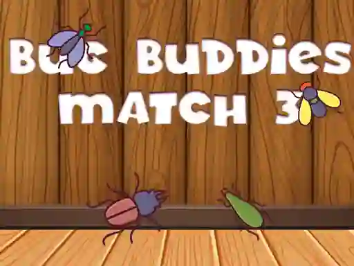 Гульня Bug Buddies Match 3 онлайн