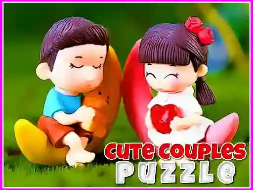 Гульня Cute Couples Puzzle онлайн