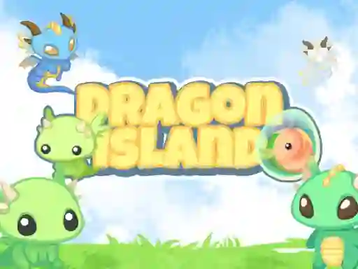 Гульня 2048 Dragon Island онлайн