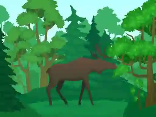 Гульня Wild Animals Coloring онлайн