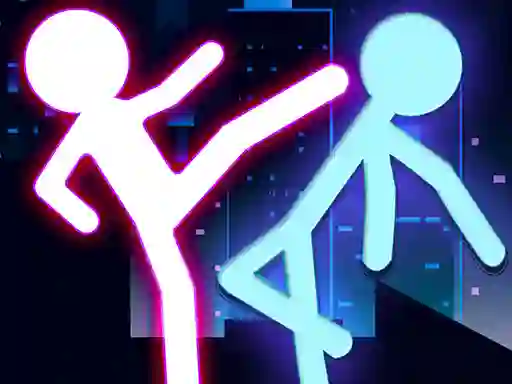 Гульня Stickman Ultimate Street Fighter 3D онлайн