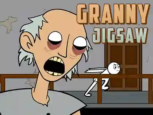 Гульня Granny Jigsaw онлайн