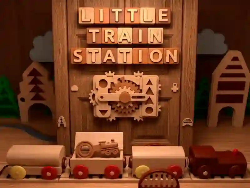 Гульня Little Train Station онлайн