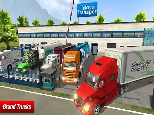 Гульня Ultimate Off Road Cargo Truck Trailer Simulator онлайн