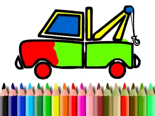 Гульня Back To School: Truck Coloring онлайн