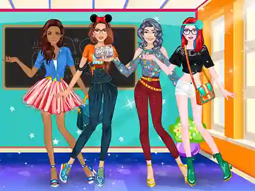 Гульня High School Dress Up For Girls онлайн