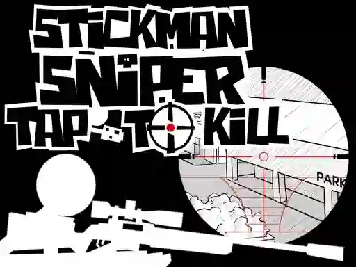 Гульня Stickman sniper Tap to kill онлайн