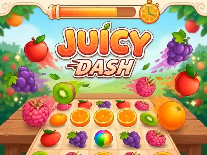 Гульня Juicy Dash онлайн
