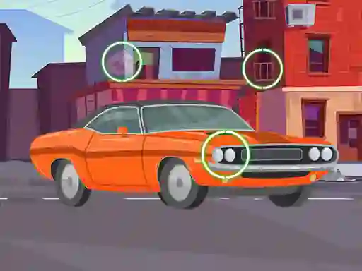 Гульня Find The Differences Cars онлайн