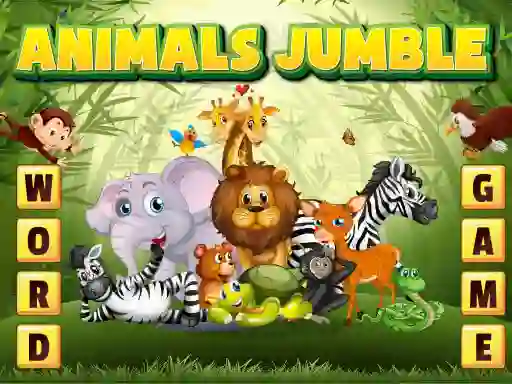 Гульня Animals Jumble онлайн