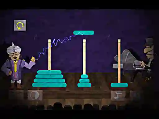 Гульня Logical Theatre Tower of Hanoi онлайн