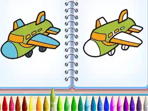Гульня Aero Coloring Books онлайн