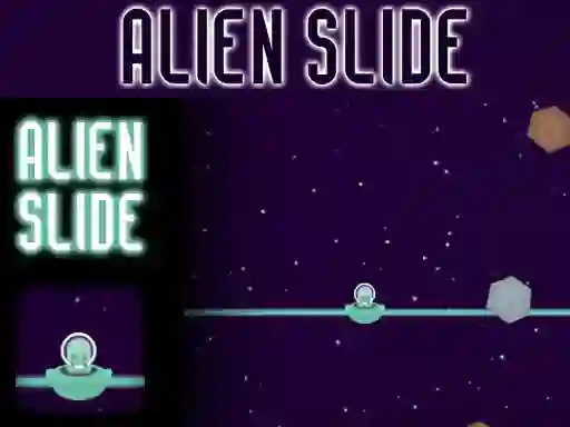Гульня Alien Slide онлайн