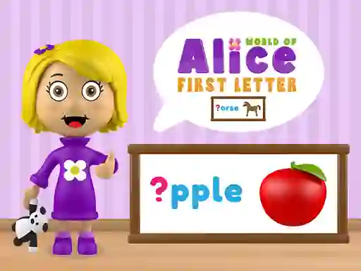 Гульня World of Alice First Letter онлайн