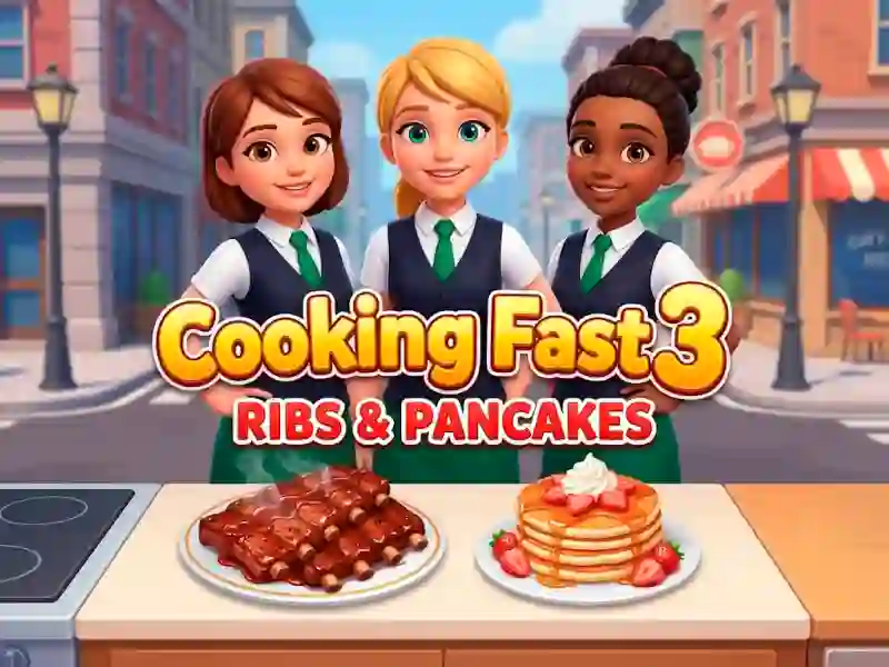 Гульня Cooking Fast 3: Ribs and Pancakes онлайн